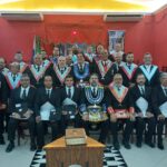 Sessão Magna de Iniciação na Loja Filhos do Rei com a presença do Grão-Mestre André Wanderley