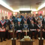Sessão Magna de Elevação na Loja Irmão José Sant’Ana Mateus com a presença do Grão-mestre André Wanderley