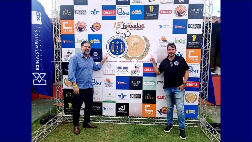 13ª Feijoada beneficente na Loja Cavaleiros da Ordem Real de Uranos com a presença do Grão-mestre André Wanderley